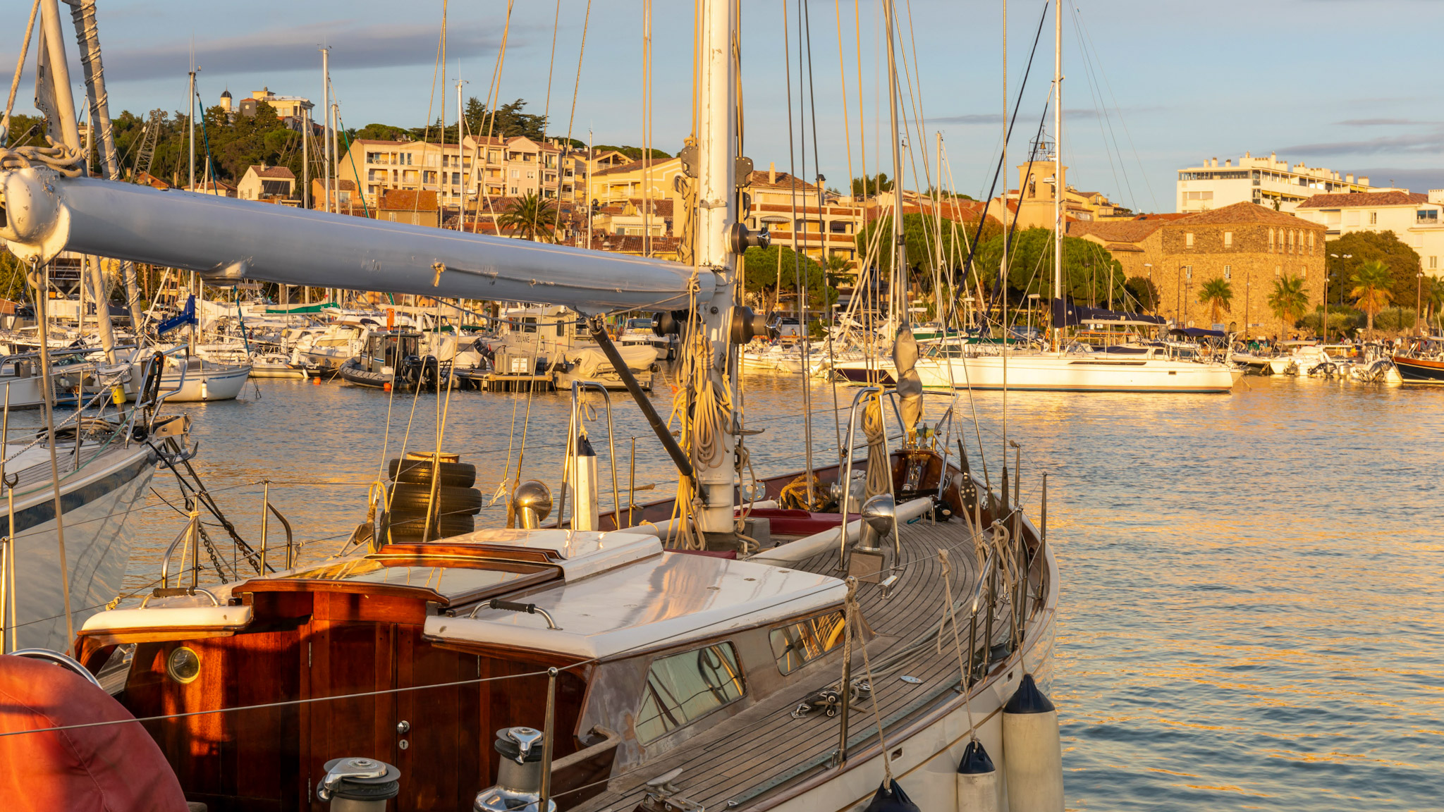 Le Port de Saint Maxime en Automne