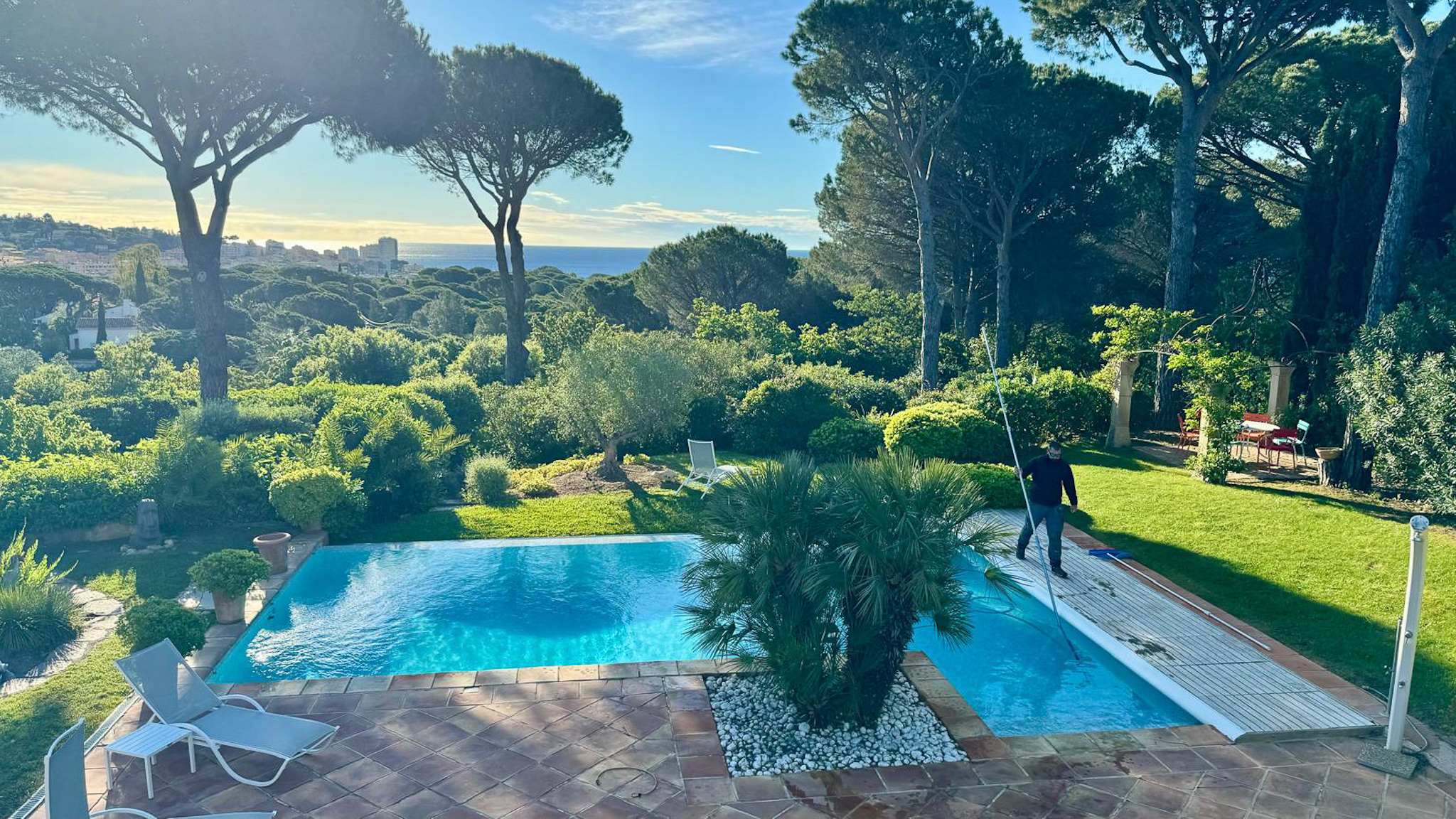 Villa avec piscine et vue sur la mer a Saint Maxime