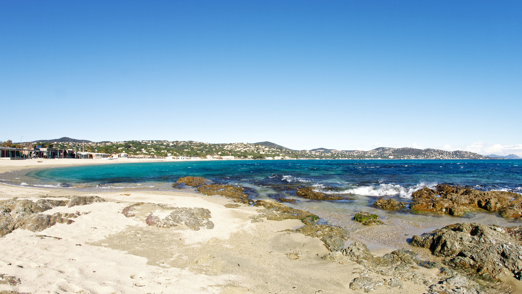 Sainte Maxime plage de la Nartelle plage pour les enfants