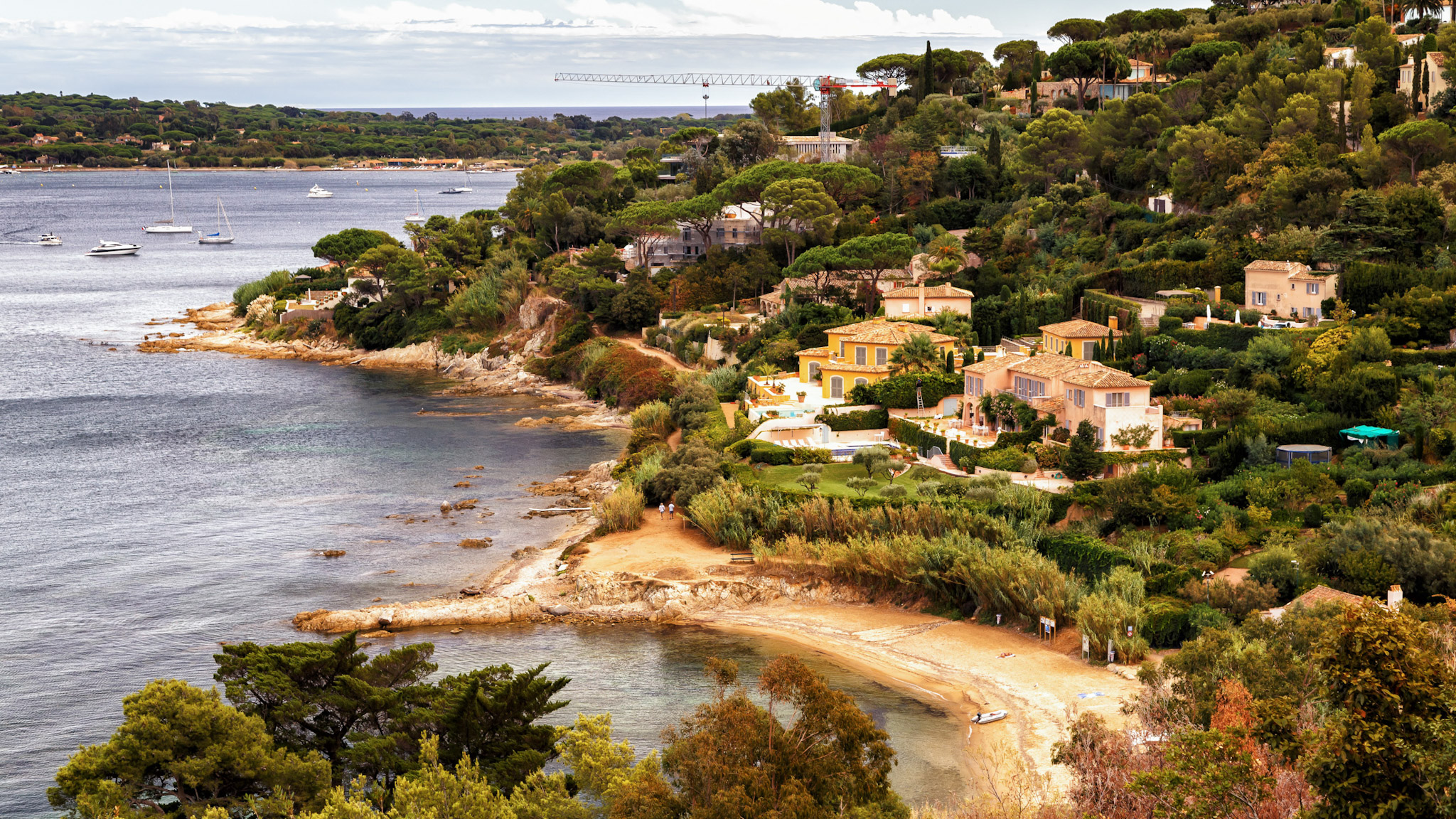 Villas sur les collines de Saint Tropez