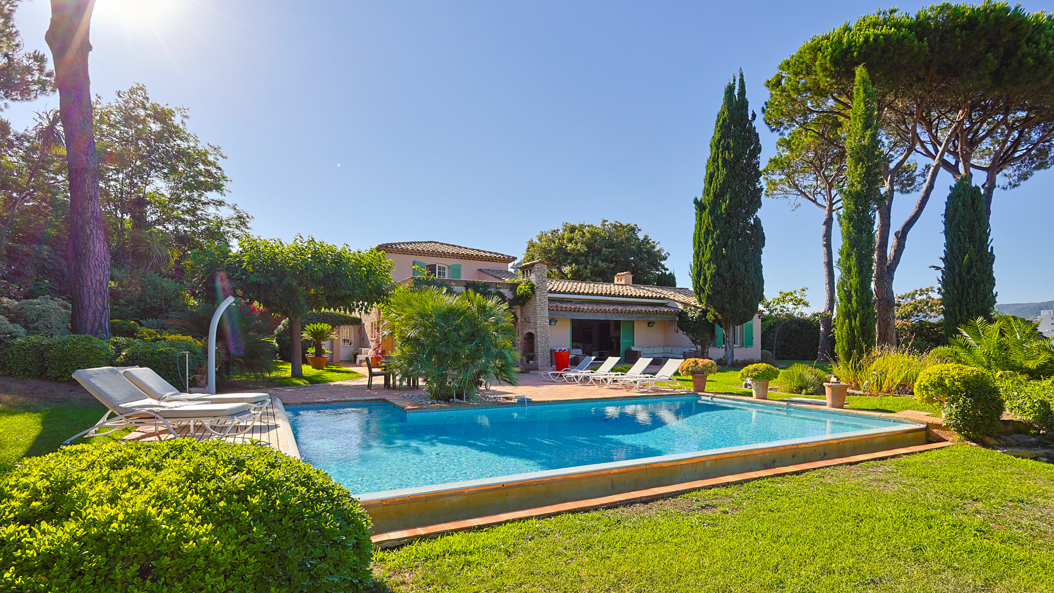 Villa de luxe avec piscine à Saint Tropez