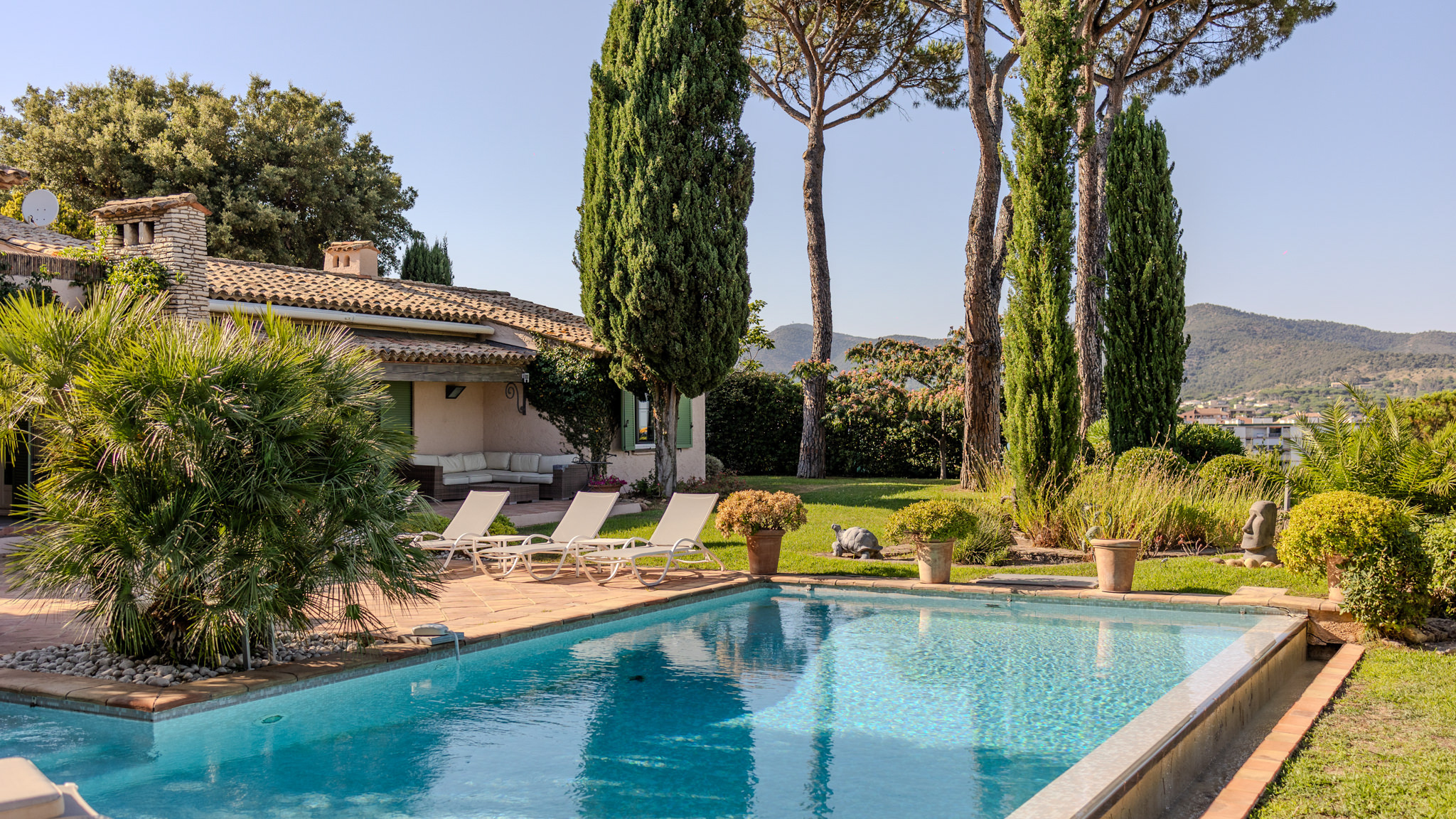 Villa la Marchellerie - vue sur le golfe de Saint Tropez 