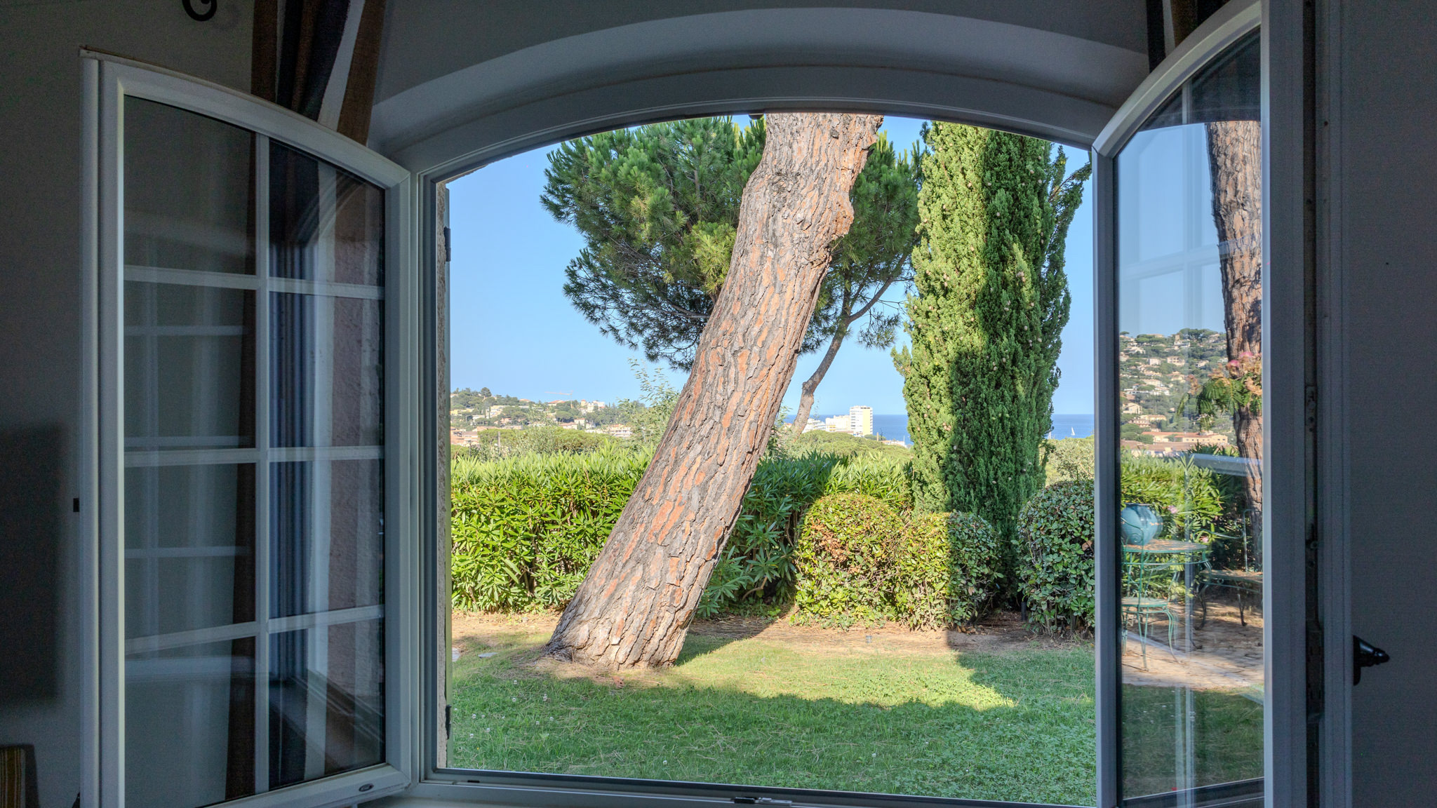 Villa La Marchellerie Chambre avec vue Mer sur le Golfe de Saint Tropez